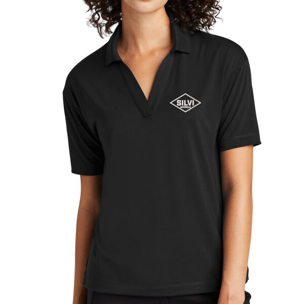    - Women's Stretch Jersey Polo Thumbnail