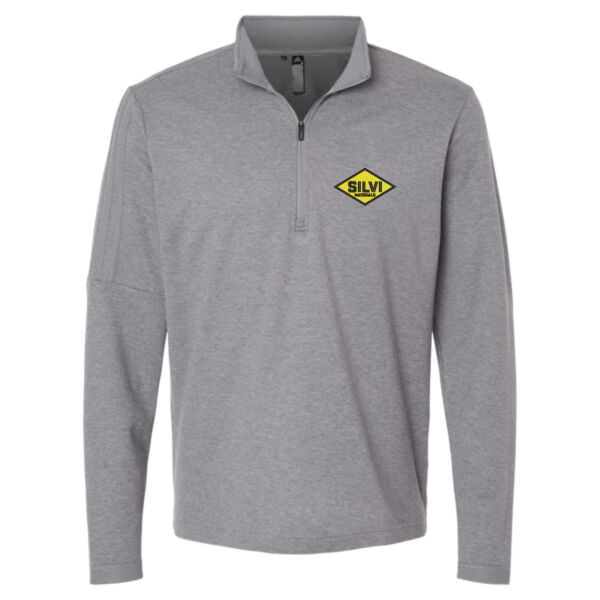   - Men's 3-Stripe Quarter-Zip Sweater Pullover Thumbnail