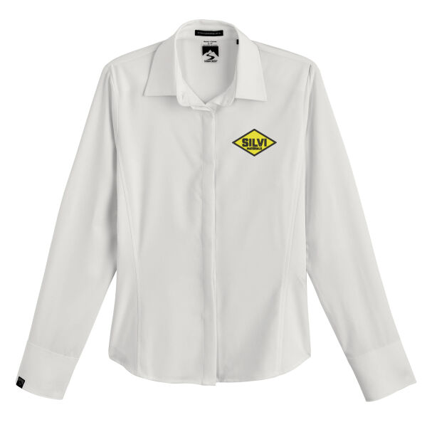   - Women's Executive 4-Way Stretch Solid Button Up Thumbnail