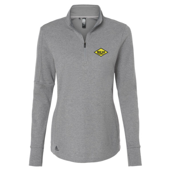   - Women's 3-Stripe Quarter-Zip Sweater Pullover Thumbnail