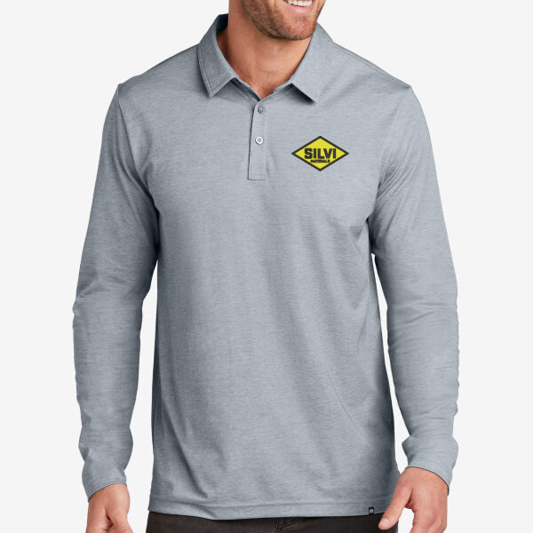   - Oceanside Heather Long Sleeve Polo Thumbnail