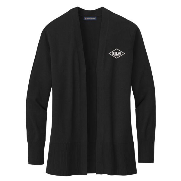    - Women's Cotton Stretch Long Cardigan Sweater Thumbnail