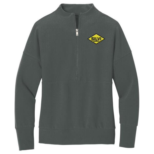   - Women's Linear Texture 1/4 Zip Thumbnail