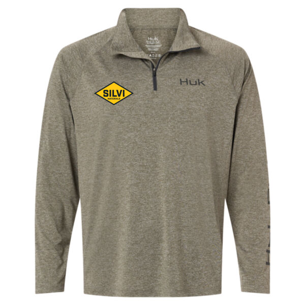   - Men's Airweight Heather Quarter-Zip Pullover Thumbnail