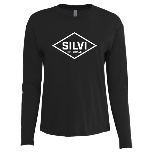  - Women's Cotton Relaxed Long Sleeve T-Shirt Thumbnail
