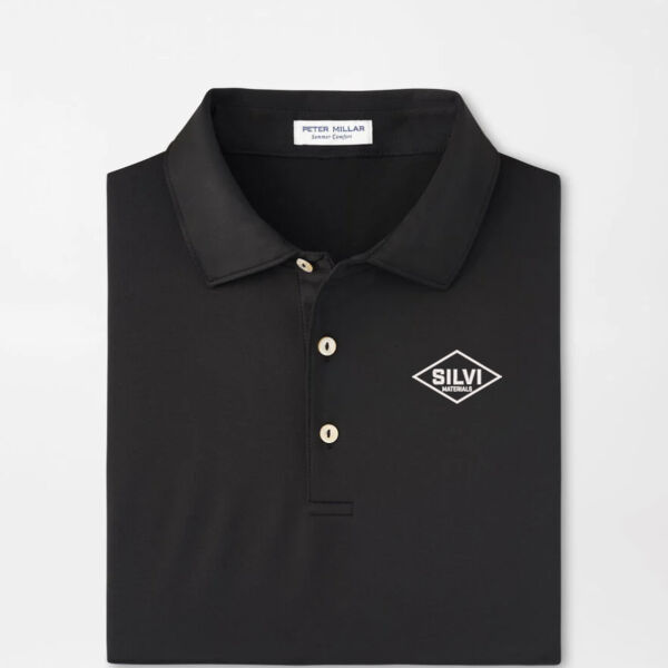    - Solid Stretch Jersey Long Sleeve Polo Thumbnail