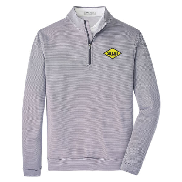   - Perth Sugar Stripe Performance Quarter Zip  Thumbnail